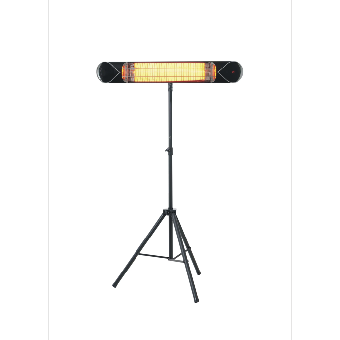 Infraraudonųjų spindulių šildytuvas Heatum CORE H2500R Black