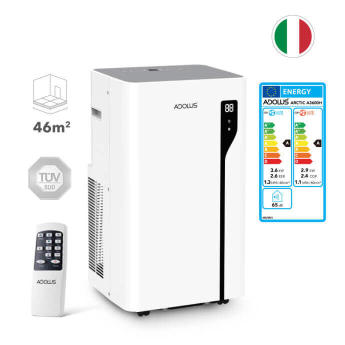 Mobilus oro kondicionierius ADOLUS ARCTIC A3600H su šildymu 1