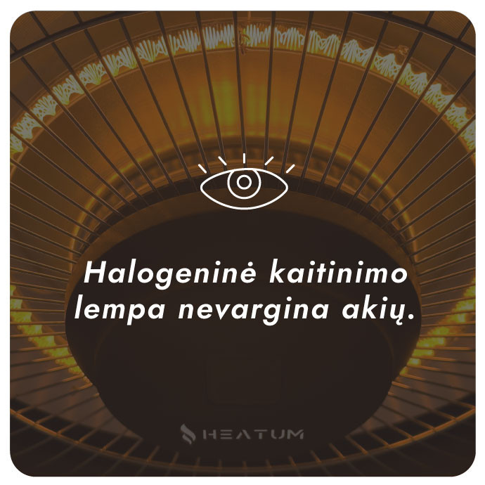 Infraraudonųjų spindulių šildytuvas Heatum VERSE H2000R Black 11