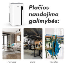 Mobilus oro kondicionierius ADOLUS ARCTIC A3600H su šildymu 3