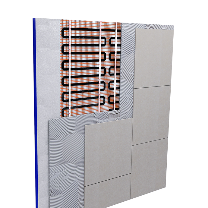 Elektrininis sieninio šildymo tinklelis Warmset Warmwall 300 W (300-1)