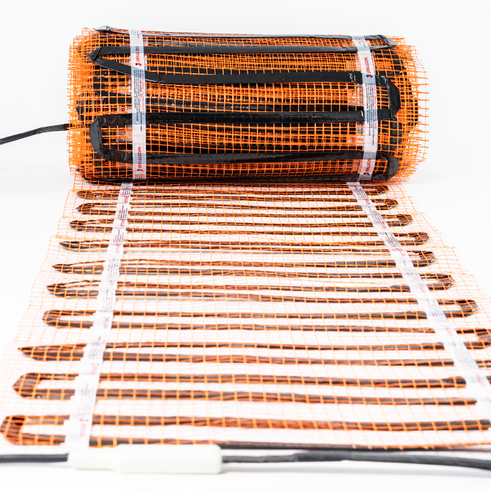 Elektrinis šildomų grindų kilimėlis - tinklelis Warmset Black 150 W  (150-1.5) 5