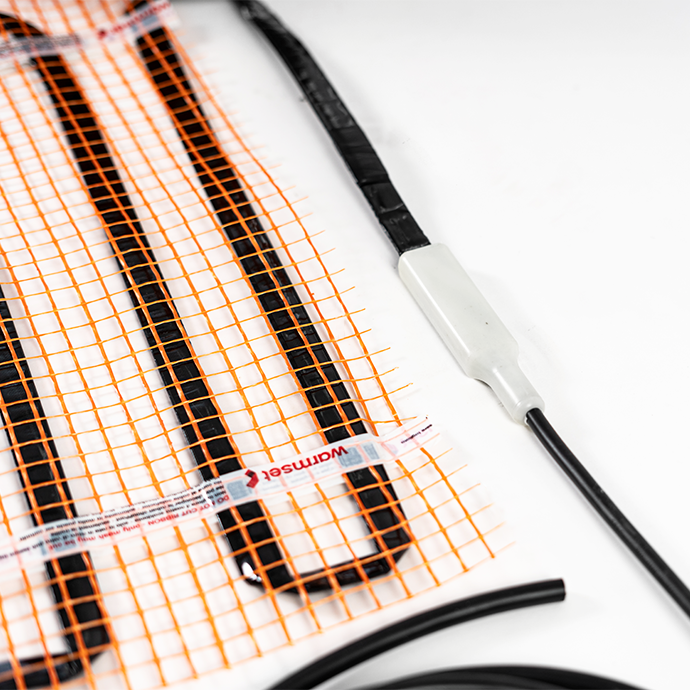 Elektrinis šildomų grindų kilimėlis - tinklelis Warmset Black 85 W  (85-10) 3