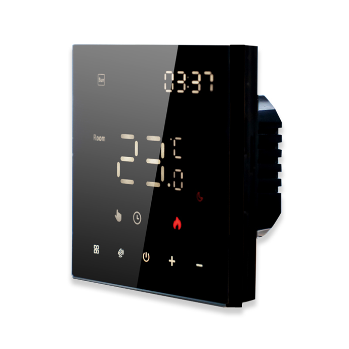 Programuojamas termostatas (Termoreguliatorius) Juodas ME82H(LED)