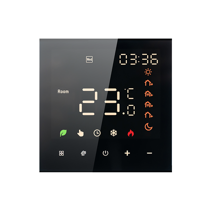 Programuojamas termostatas (Termoreguliatorius) Juodas ME82H(LED)