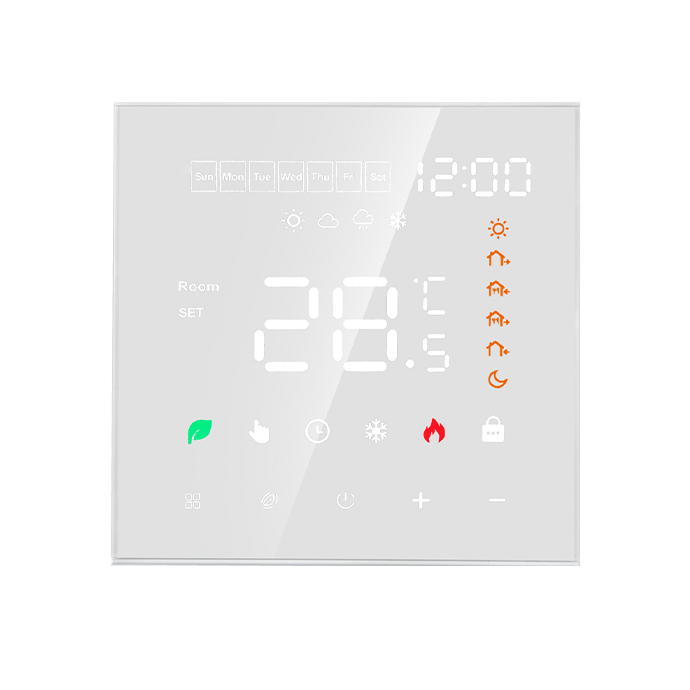 Programuojamas termostatas(Termoreguliatorius) Baltas ME82H(LED)