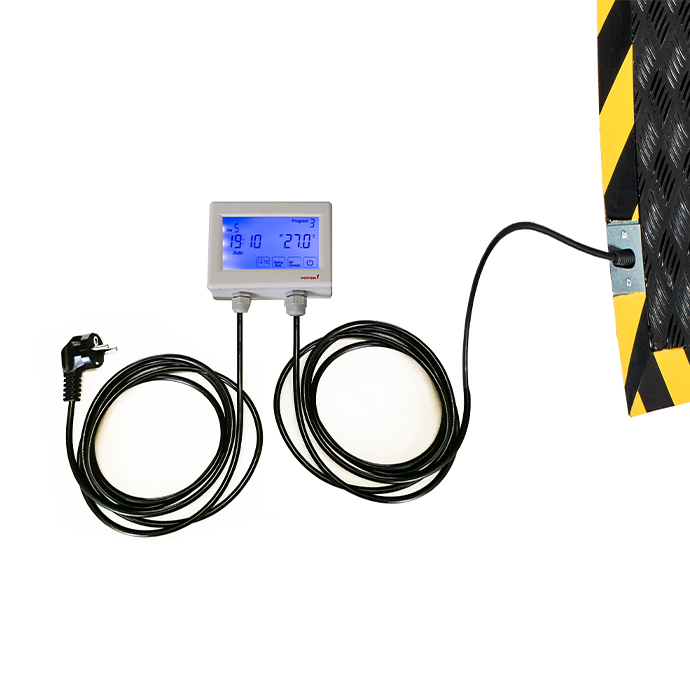 Šildanti grindinė platforma Warmset 120x180x1.6 cm su termostatu 2