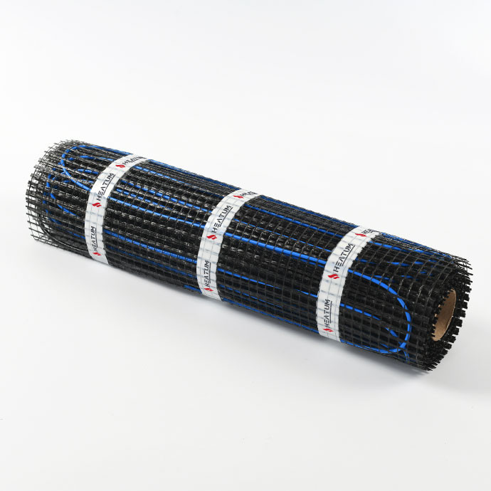 Elektrinis šildomų grindų kilimėlis - tinklelis Heatum 100 W/m²  (100-4.5)