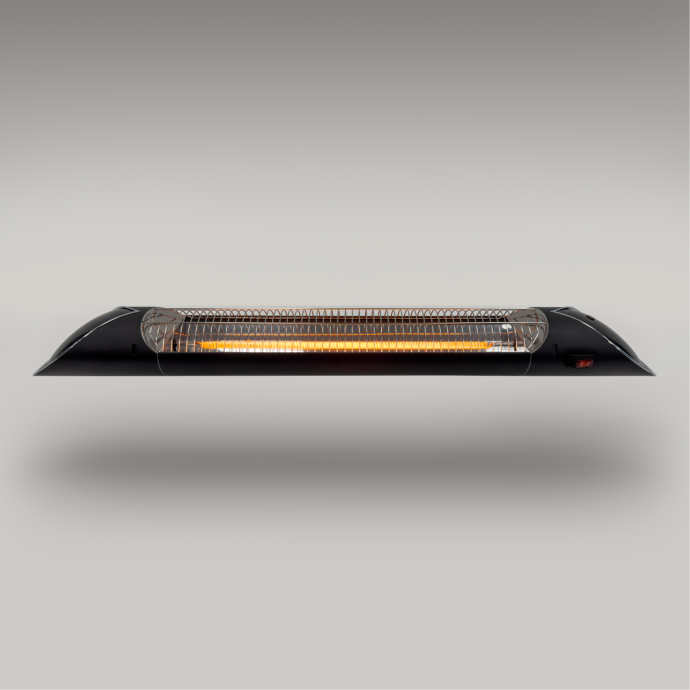 Infraraudonųjų spindulių šildytuvas Heatum CORE H2500R Black