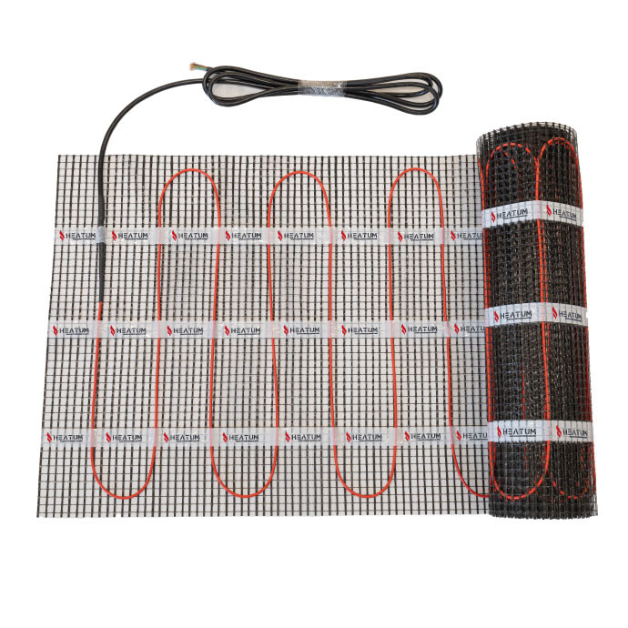 Elektrinis šildomų grindų kilimėlis - tinklelis Heatum 150 W/m²  (150 - 9)