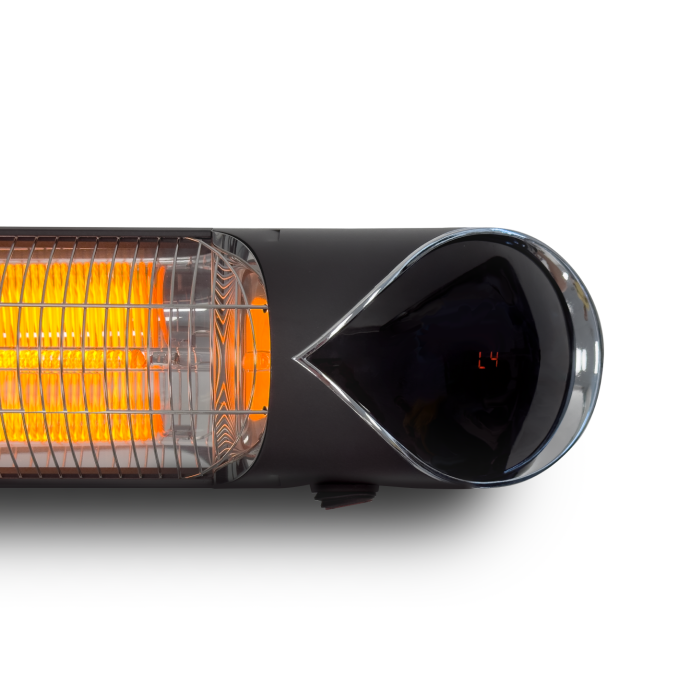 Infraraudonųjų spindulių šildytuvas Heatum CORE H2500R Black