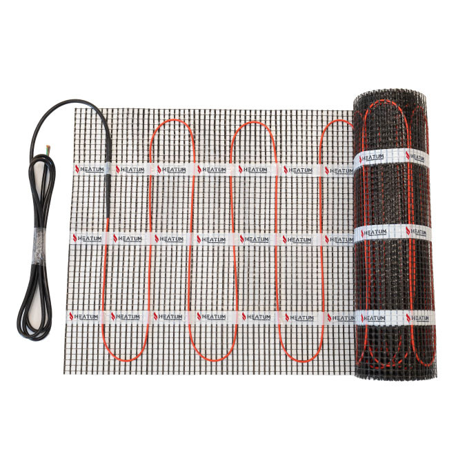 Elektrinis šildomų grindų kilimėlis - tinklelis Heatum 150 W/m²  (150 - 14)
