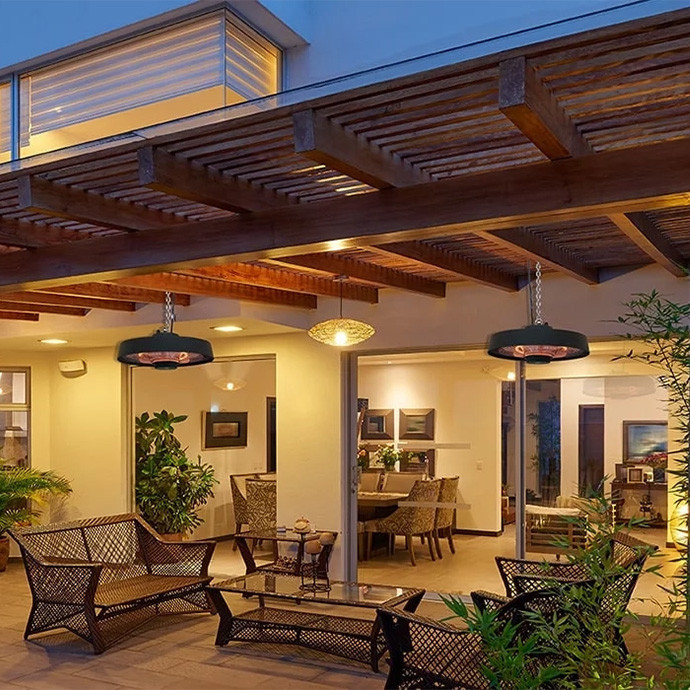 Infraraudonųjų spindulių šildytuvas Heatum VERSE H2000R Black 14