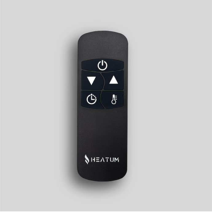 Infraraudonųjų spindulių šildytuvas Heatum CORE H2500R Black
