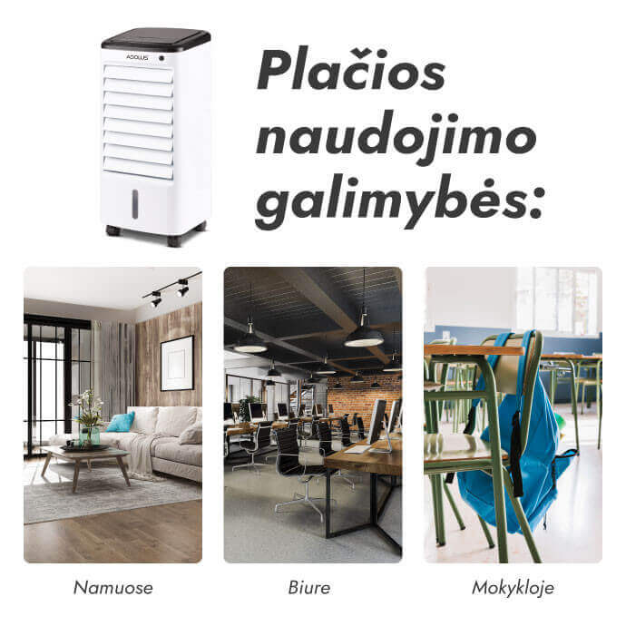 Mobilus oro vėsintuvas ADOLUS FROSTY FLOW A360+ (3 vnt.) 4