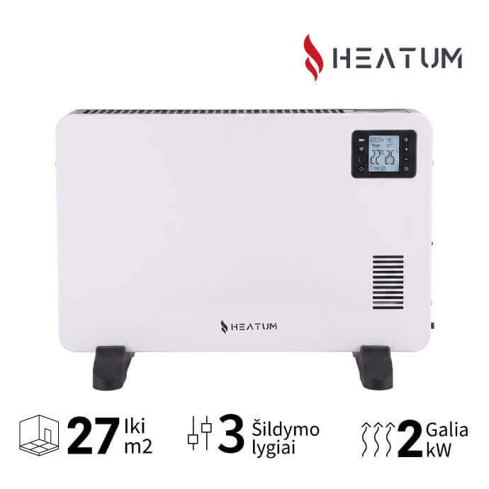 Konvekcinis šildytuvas (elektrinis radiatorius) Heatum ENZO H2000R 1