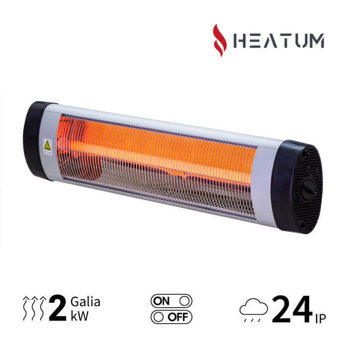 Infraraudonųjų spindulių šildytuvas Heatum H2000 OPTIM 1