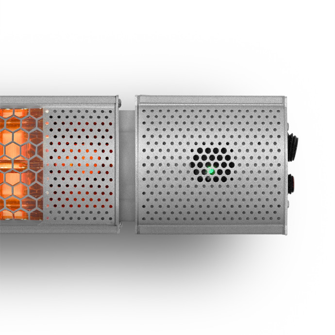 Infraraudonųjų spindulių šildytuvas Heatum URBAN H2000R Silver