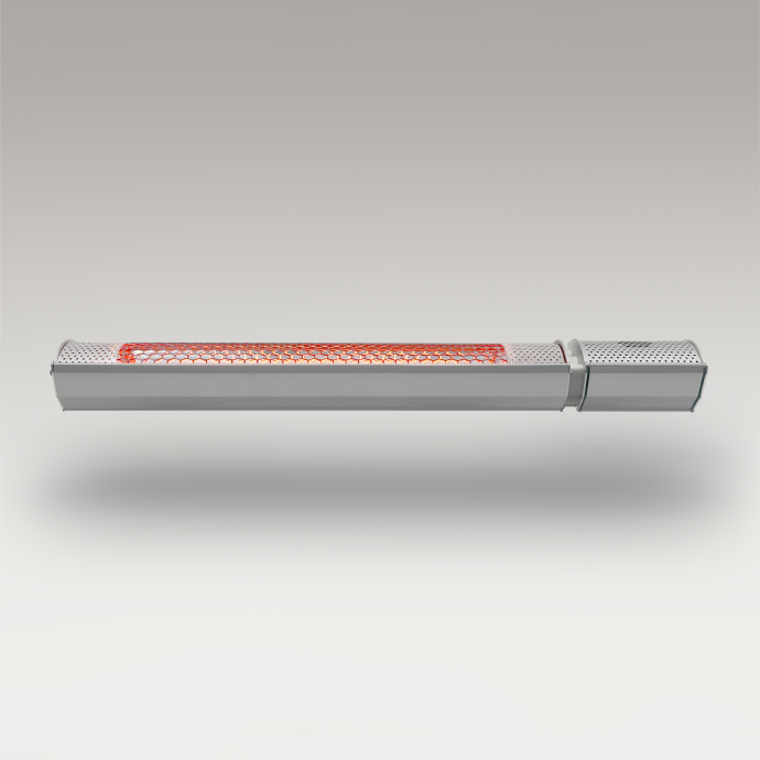 Infraraudonųjų spindulių šildytuvas Heatum URBAN H2000R Silver