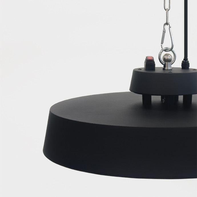 Infraraudonųjų spindulių šildytuvas Heatum VERSE H2000R Black 10