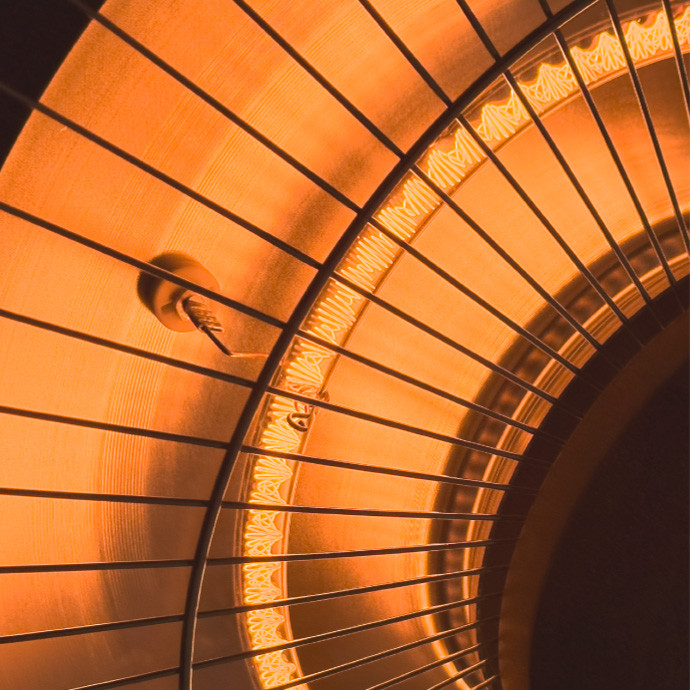 Infraraudonųjų spindulių šildytuvas Heatum VERSE H2000R Black 5