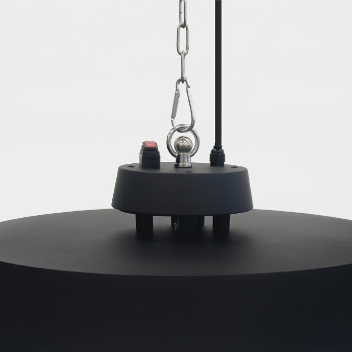 Infraraudonųjų spindulių šildytuvas Heatum VERSE H2000R Black 12