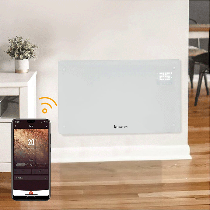 Konvekcinis šildytuvas (elektrinis radiatorius) Heatum REVO H2000R Baltas